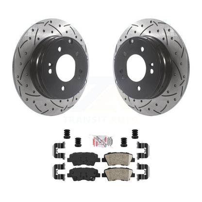 [Arrière] Disque et plaquette de frein pour Hyundai Sonata Kia Optima Azera KDA-102208