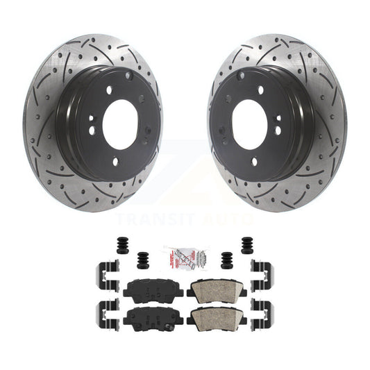 [Arrière] Disque et plaquette de frein pour Hyundai Sonata Kia Optima Azera KDA-102208
