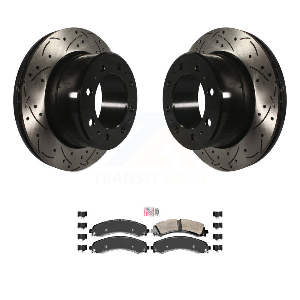 [Arrière] Disque et plaquette de frein pour Ram 3500 With Dual Wheels KDA-102239