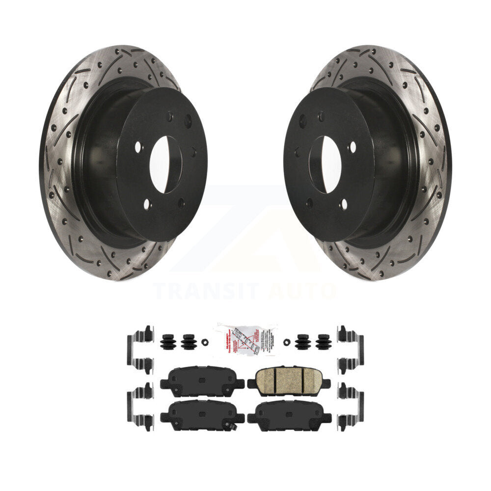 [Arrière] Disque et plaquette de frein pour Nissan Sentra Altima Juke Maxima KDA-102303