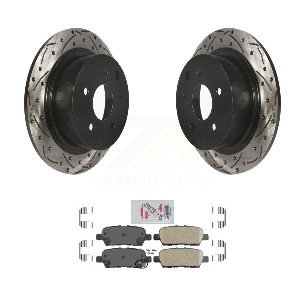[Arrière] Disque et plaquette de frein pour Nissan Sentra Altima Juke Maxima KDA-102306