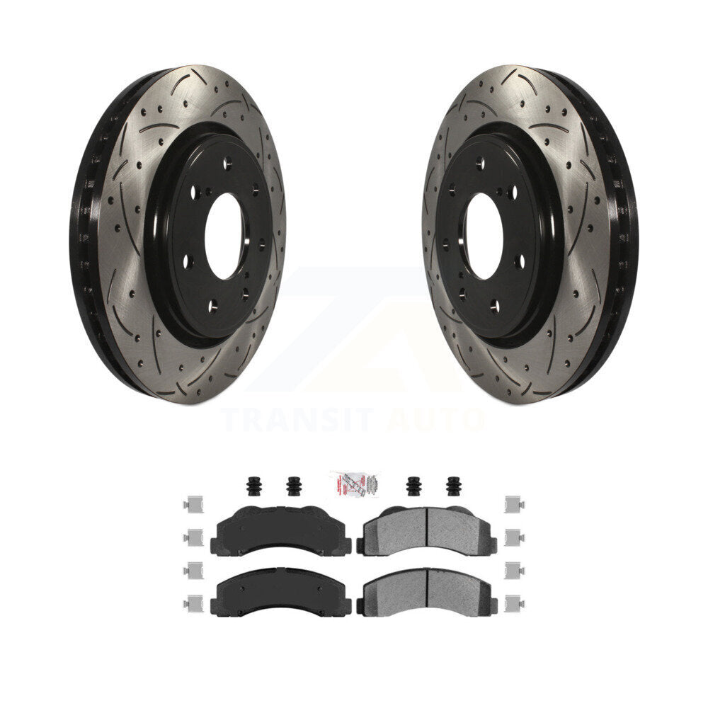 [Avant] Disque et plaquette de frein pour 10-14 Ford F-150 With 7 Lug Wheels KDA-102375