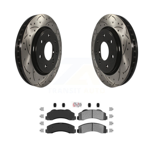 [Avant] Disque et plaquette de frein pour 10-14 Ford F-150 With 7 Lug Wheels KDA-102375