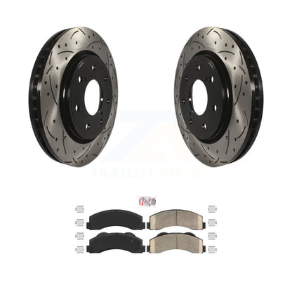 [Avant] Disque et plaquette de frein pour 2010-2014 Ford F-150 With 7 Lug Wheels KDA-102376