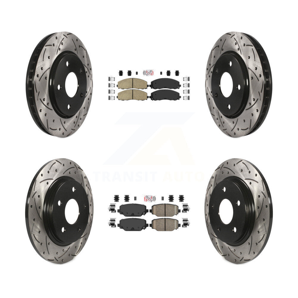 [Avant et Arrière] Disque et plaquette de frein pour Dodge Grand Caravan KDA-102399