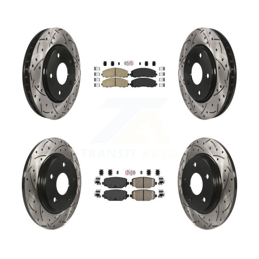 [Avant et Arrière] Disque et plaquette de frein pour Dodge Grand Caravan KDA-102399