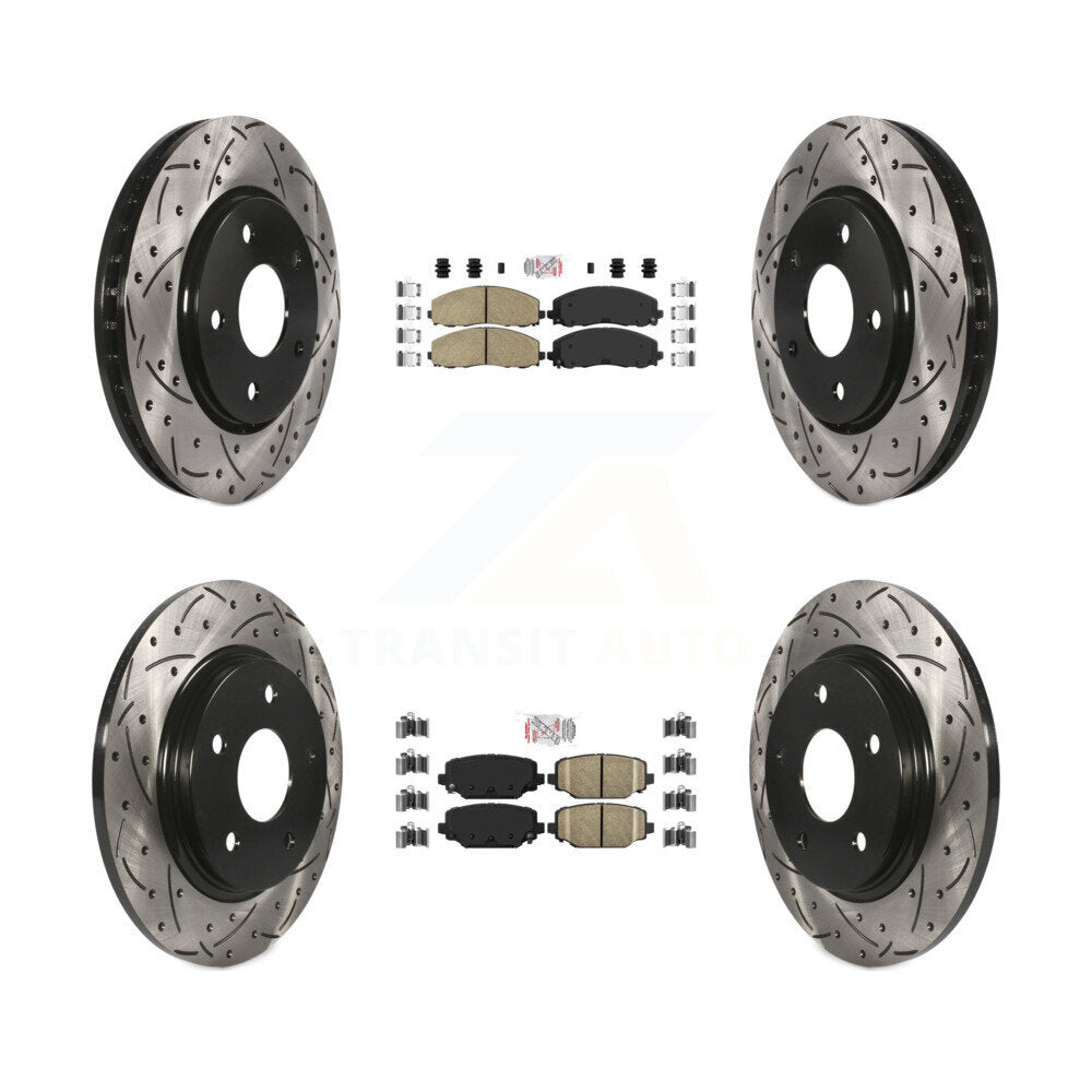 [Avant et Arrière] Disque et plaquette de frein pour Dodge Grand Caravan KDA-102400