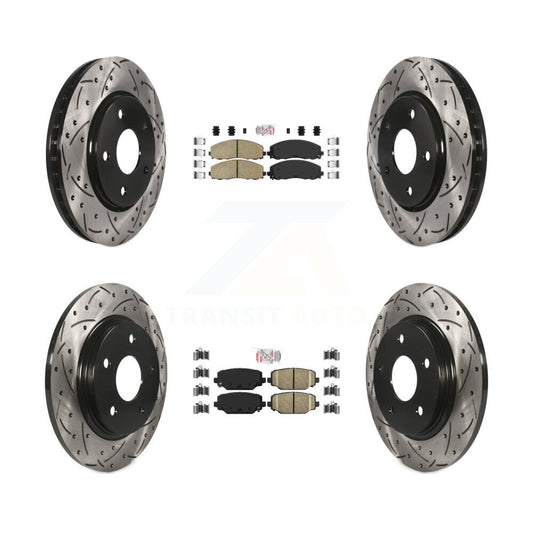 [Avant et Arrière] Disque et plaquette de frein pour Dodge Grand Caravan KDA-102400