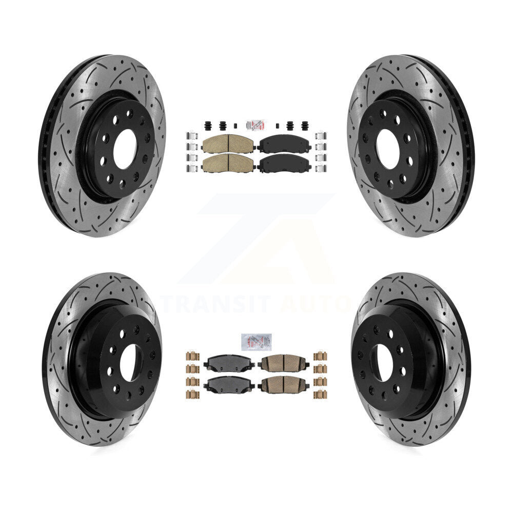 [Avant et Arrière] Disque et plaquette de frein pour 2018-2020 Jeep Wrangler Rubicon KDA-102404