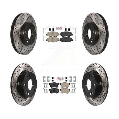 [Avant et Arrière] Disque et plaquette de frein pour 2014-2015 Acura ILX 2.0L KDA-102413