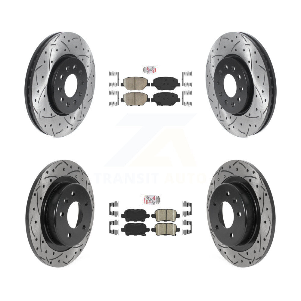 [Avant et Arrière] Disque et plaquette de frein pour Chevrolet Equinox GMC Terrain Buick KDA-102438