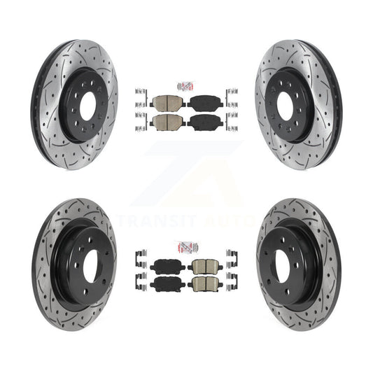 [Avant et Arrière] Disque et plaquette de frein pour Chevrolet Equinox GMC Terrain Buick KDA-102438