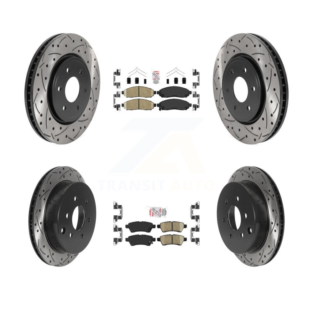 [Avant et Arrière] Disque et plaquette de frein pour 2006-2007 Nissan Xterra KDA-102443
