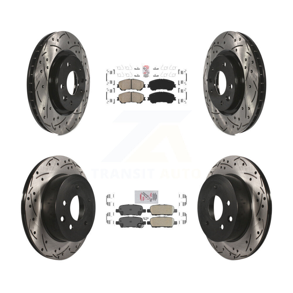 [Avant et Arrière] Disque et plaquette de frein pour Nissan Rogue Sport Qashqai KDA-102464