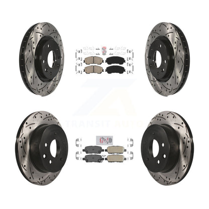 [Avant et Arrière] Disque et plaquette de frein pour Nissan Rogue Sport Qashqai KDA-102464