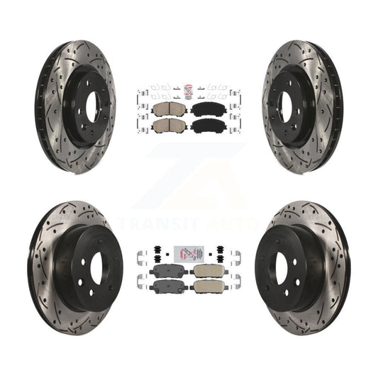 [Avant et Arrière] Disque et plaquette de frein pour Nissan Rogue Sport Qashqai KDA-102465