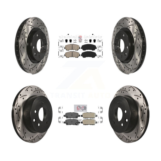 [Avant et Arrière] Disque et plaquette de frein pour Nissan Rogue Sport Qashqai KDA-102466
