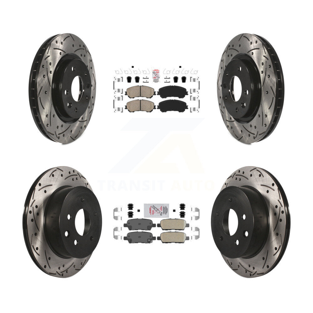 [Avant et Arrière] Disque et plaquette de frein pour Nissan Rogue Sport Qashqai KDA-102467