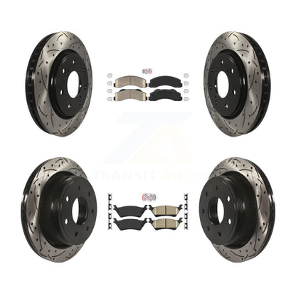 [Avant et Arrière] Disque et plaquette de frein pour 12-14 Ford F-150 With 7 Lug Wheels KDA-102474