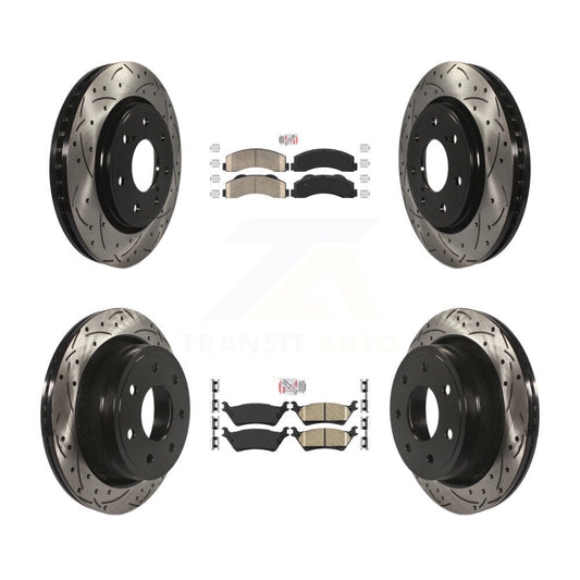[Avant et Arrière] Disque et plaquette de frein pour 12-14 Ford F-150 With 7 Lug Wheels KDA-102474