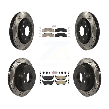 [Avant et Arrière] Disque et plaquette de frein pour 12-14 Ford F-150 With 7 Lug Wheels KDA-102475