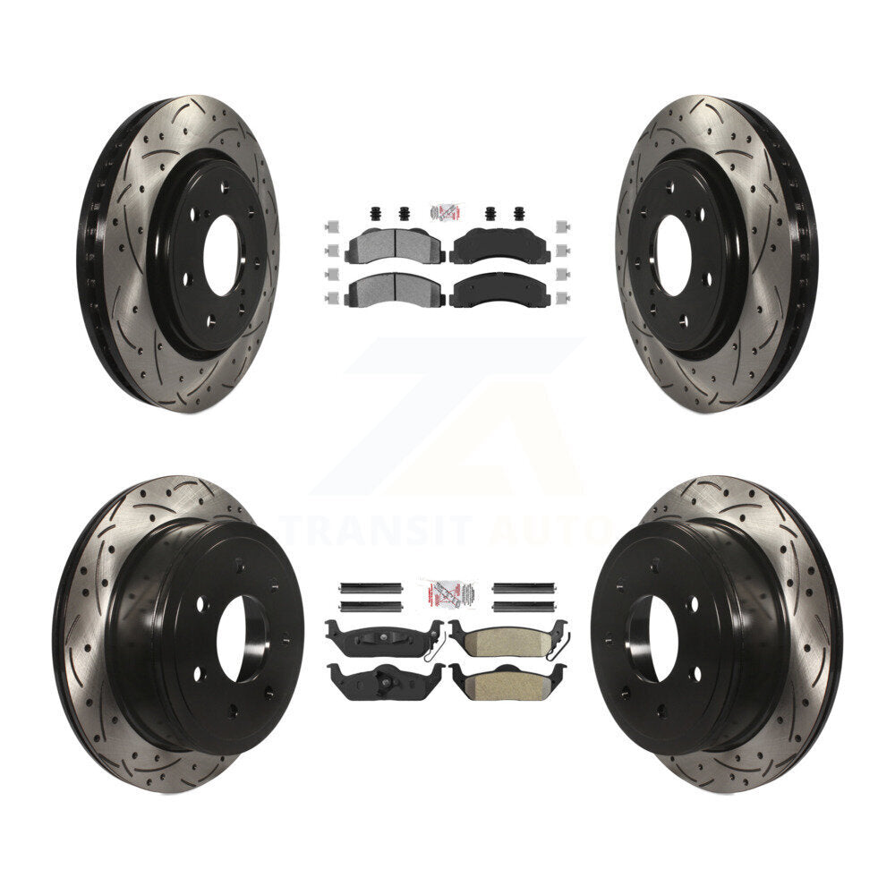 [Avant et Arrière] Disque et plaquette de frein pour Ford F-150 With 7 Lug Wheels KDA-102486