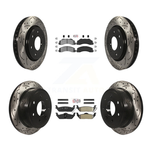 [Avant et Arrière] Disque et plaquette de frein pour Ford F-150 With 7 Lug Wheels KDA-102486