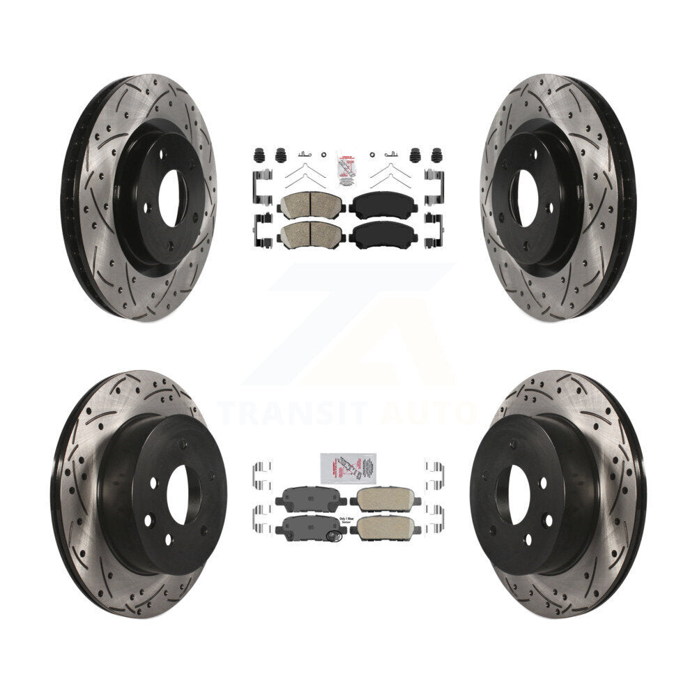 [Avant et Arrière] Disque et plaquette de frein pour Nissan Rogue Select KDA-102521
