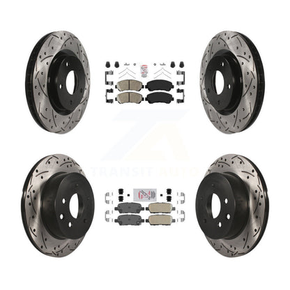 [Avant et Arrière] Disque et plaquette de frein pour Nissan Rogue Select KDA-102522