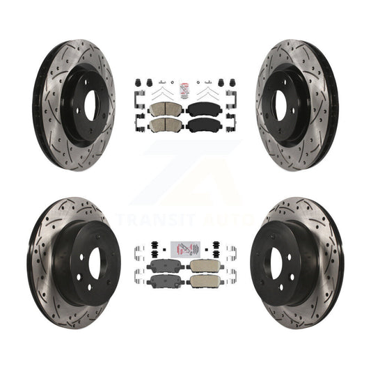 [Avant et Arrière] Disque et plaquette de frein pour Nissan Rogue Select KDA-102522