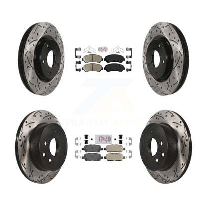 [Avant et Arrière] Disque et plaquette de frein pour Nissan Rogue Select KDA-102524