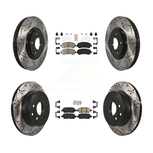 [Avant et Arrière] Disque et plaquette de frein pour 2014-2017 Nissan Juke Nismo RS KDA-102525