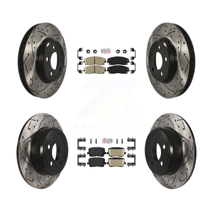 [Avant et Arrière] Disque et plaquette de frein pour Dodge Charger Pursuit with RWD 3.6L KDA-102531