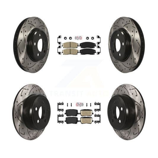 [Avant et Arrière] Disque et plaquette de frein pour Dodge Charger Pursuit with RWD 3.6L KDA-102531