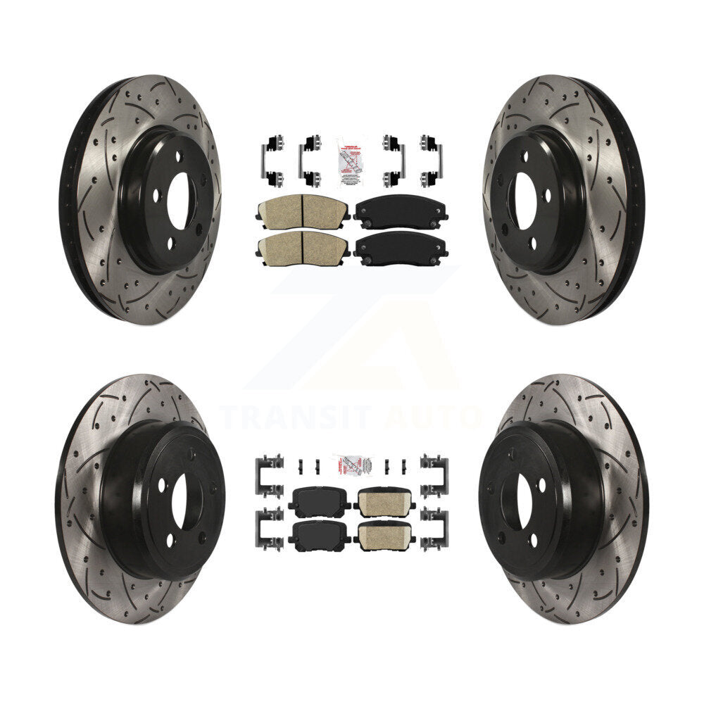 [Avant et Arrière] Disque et plaquette de frein pour Dodge Charger Pursuit with RWD 3.6L KDA-102532