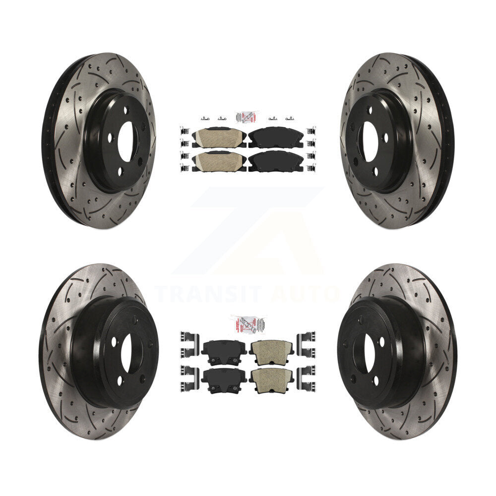 [Avant et Arrière] Disque et plaquette de frein pour Dodge Charger Pursuit with RWD 3.6L KDA-102534
