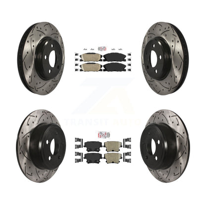 [Avant et Arrière] Disque et plaquette de frein pour Dodge Charger Pursuit with RWD 3.6L KDA-102534