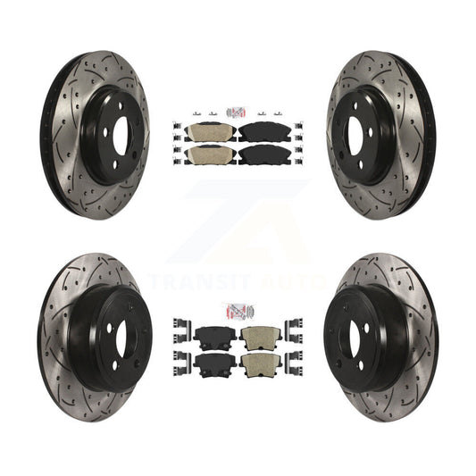 [Avant et Arrière] Disque et plaquette de frein pour Dodge Charger Pursuit with RWD 3.6L KDA-102534