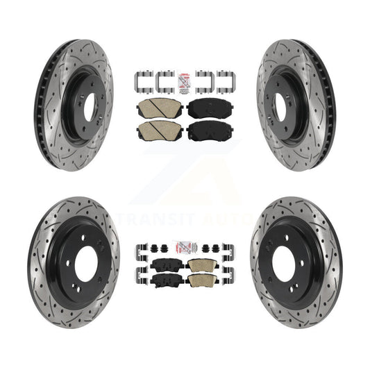 [Avant et Arrière] Disque et plaquette de frein pour Hyundai Sonata Kia Cadenza KDA-102586