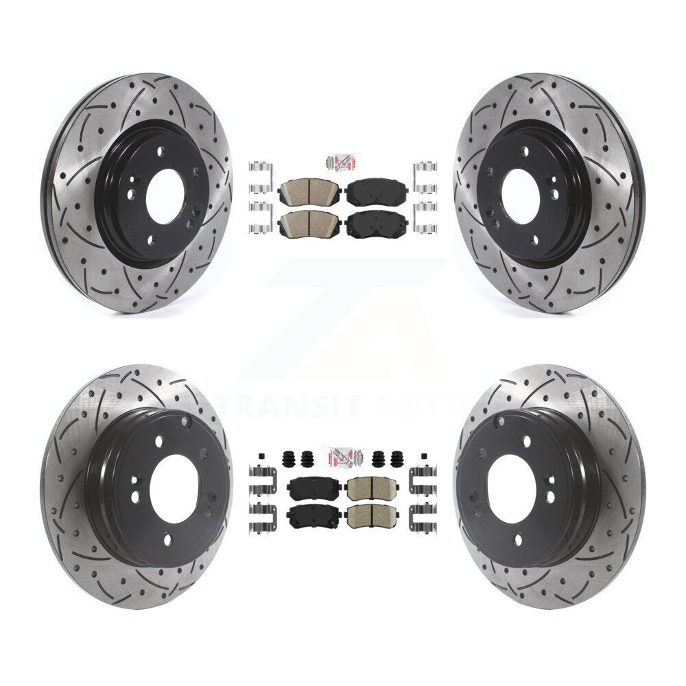 [Avant et Arrière] Disque et plaquette de frein pour 2015-2016 Hyundai Sonata GAS engine KDA-102587