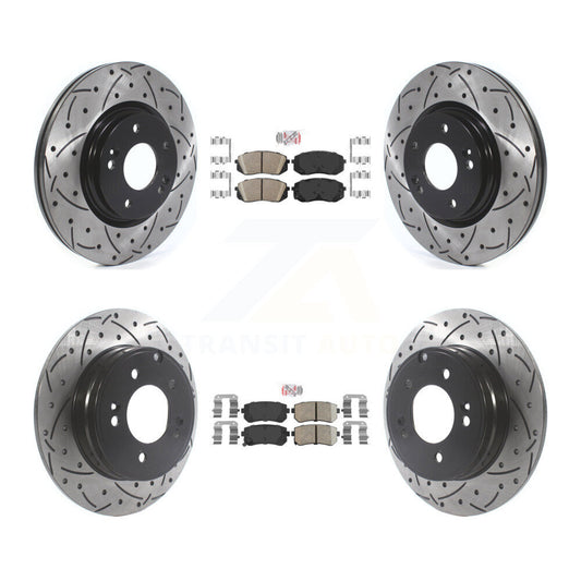 [Avant et Arrière] Disque et plaquette de frein pour 2015-2016 Hyundai Sonata GAS engine KDA-102588