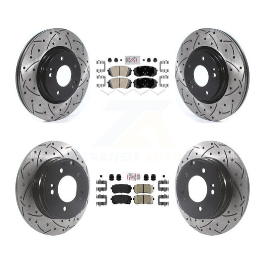 [Avant et Arrière] Disque et plaquette de frein pour 2015-2016 Hyundai Sonata GAS engine KDA-102589