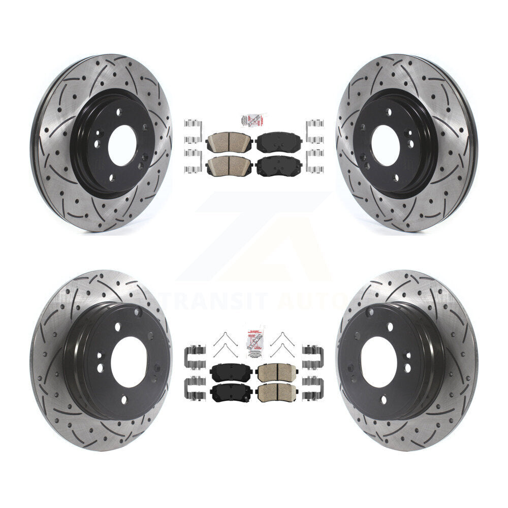 [Avant et Arrière] Disque et plaquette de frein pour Kia Optima KDA-102595