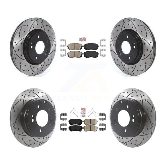 [Avant et Arrière] Disque et plaquette de frein pour Kia Optima KDA-102595