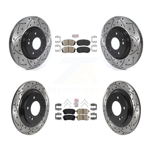 [Avant et Arrière] Disque et plaquette de frein pour 2016 Kia Optima LX/EX/LX 1.6T KDA-102596