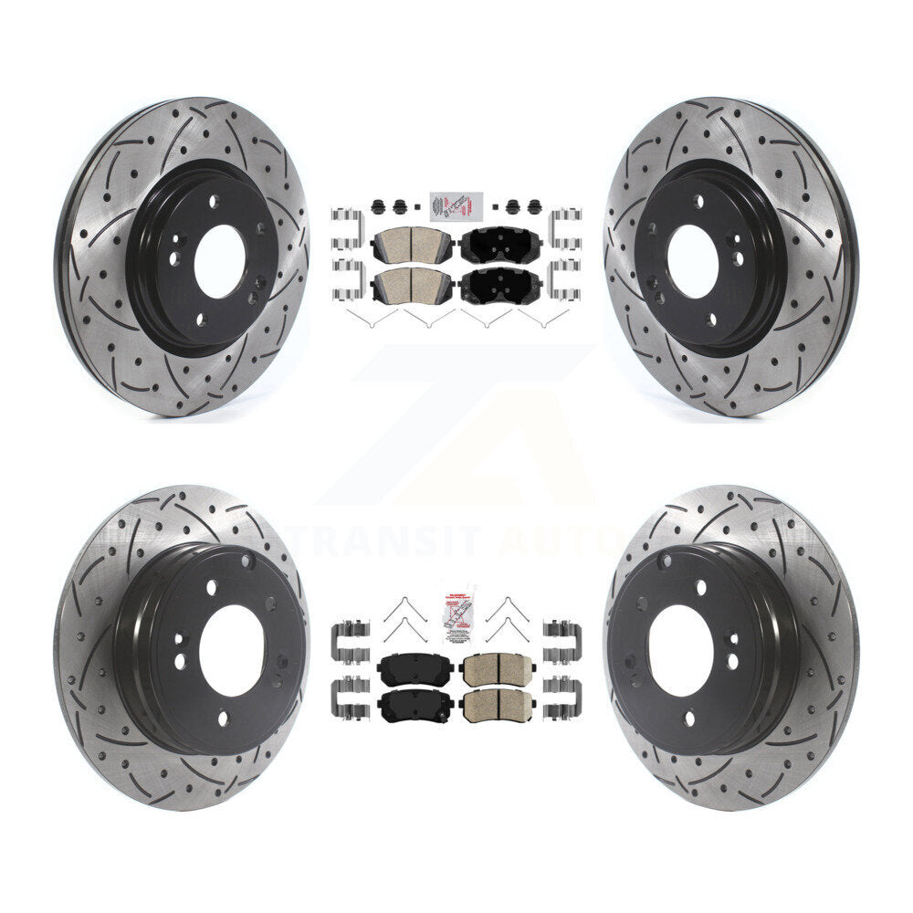 [Avant et Arrière] Disque et plaquette de frein pour Kia Optima KDA-102597