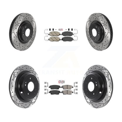 [Avant et Arrière] Disque et plaquette de frein pour 2012 Hyundai Genesis 3.8L KDA-102617