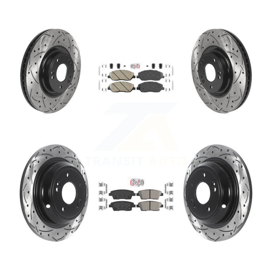 [Avant et Arrière] Disque et plaquette de frein pour 2012 Hyundai Genesis 3.8L KDA-102617