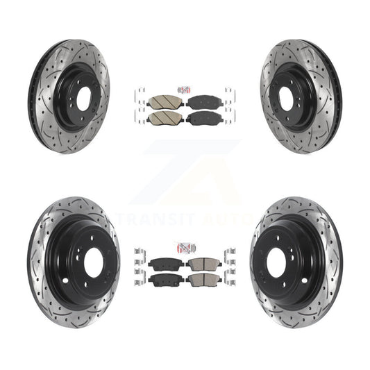 [Avant et Arrière] Disque et plaquette de frein pour 2012 Hyundai Genesis 3.8L KDA-102618