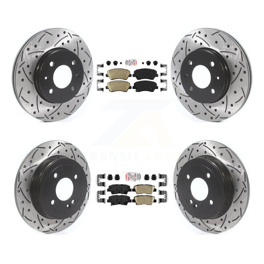 [Avant et Arrière] Disque et plaquette de frein pour Hyundai Accent Kia Rio KDA-102624